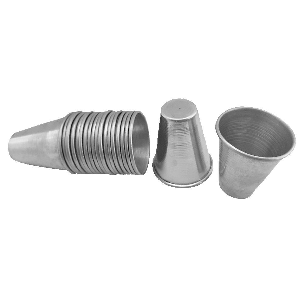 Vaso Helado En Aluminio De Alta Calidad. Set X 24 Unidades img #2