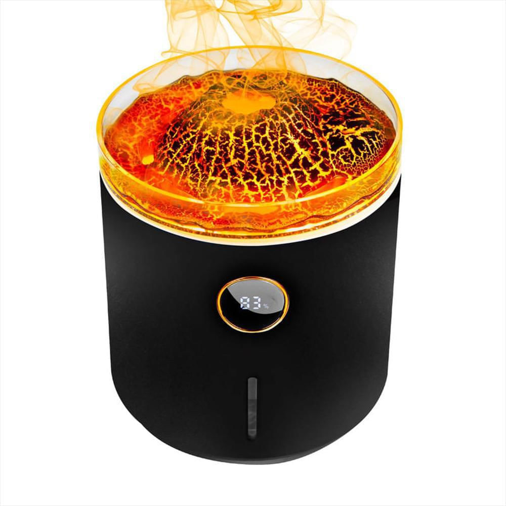 Humidificador Y Difusor De Aromas 2 En 1 Pebetero Eléctrico Negro img #1