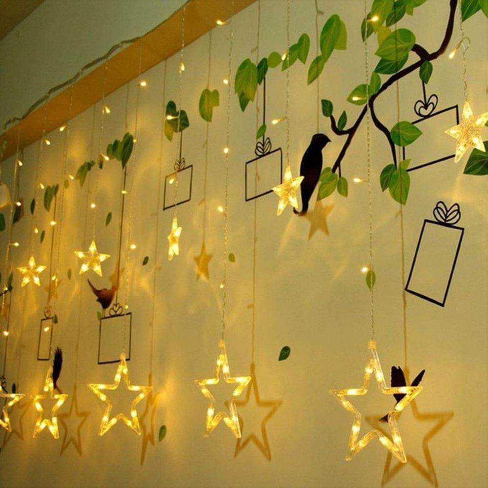 Luces Led Estrella Extensión X3m Luz Navidad Amarilla 2090 img #5