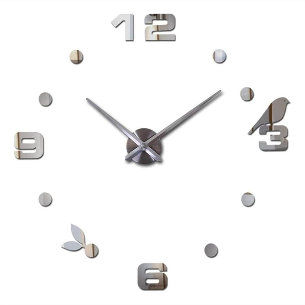 Reloj De Pared 3D Grande Números Ave. img #1