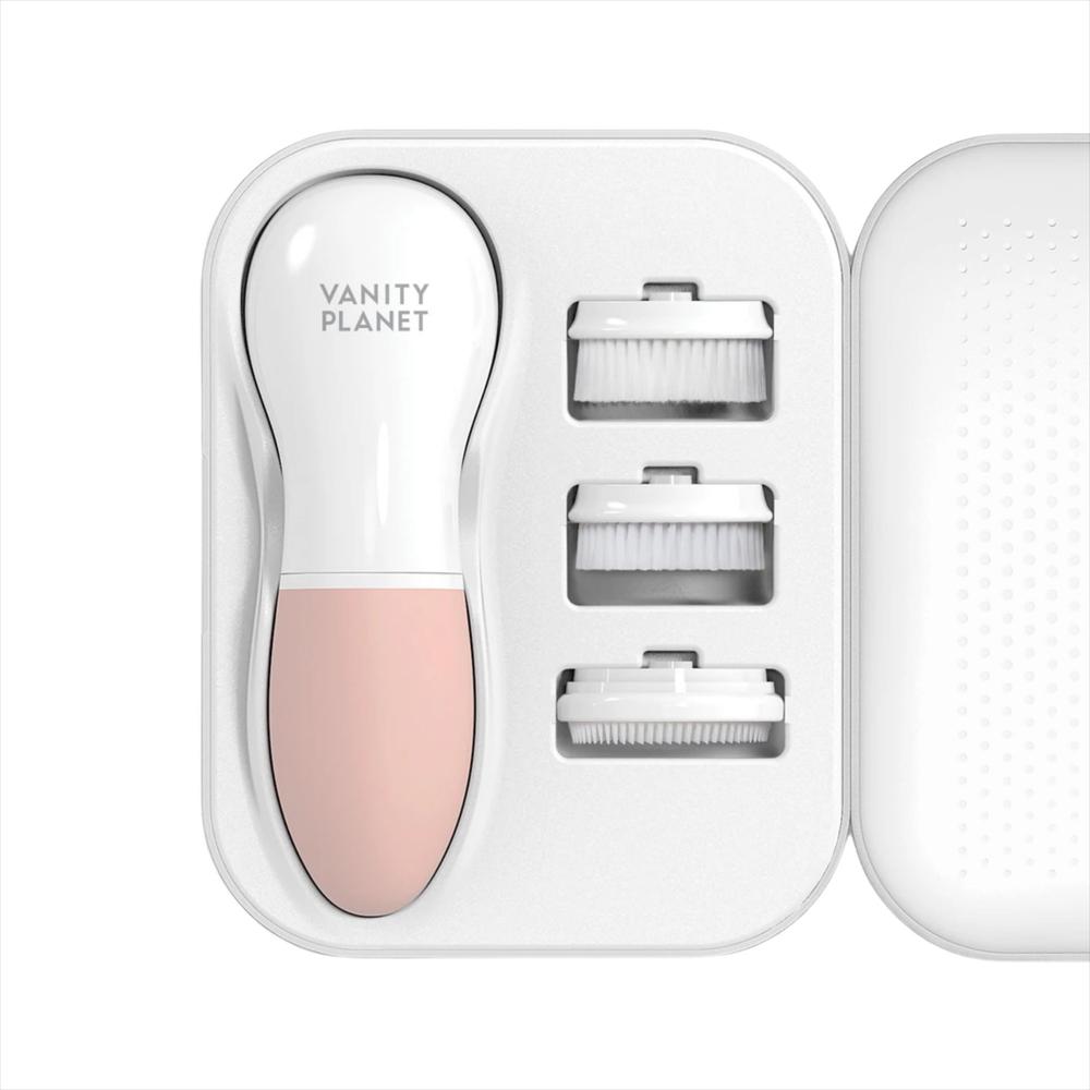 Cepillo De Limpieza Facial Raedia Vanity Planet Blanco/Rosa img #2