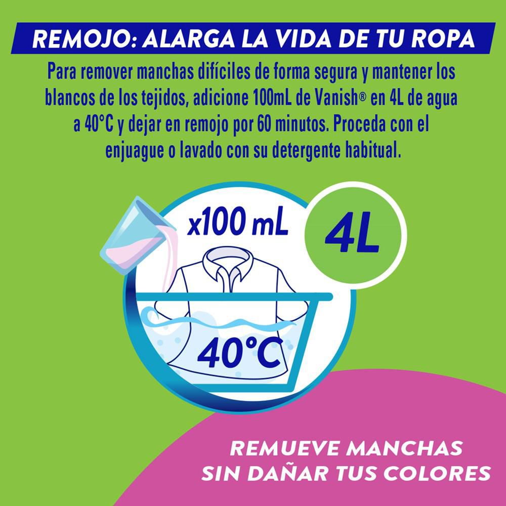Quitamanchas VANISH líquido (900  ml) img #3