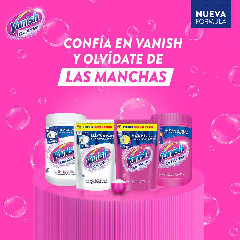 Quitamanchas VANISH blanco total (900  gr) img #6