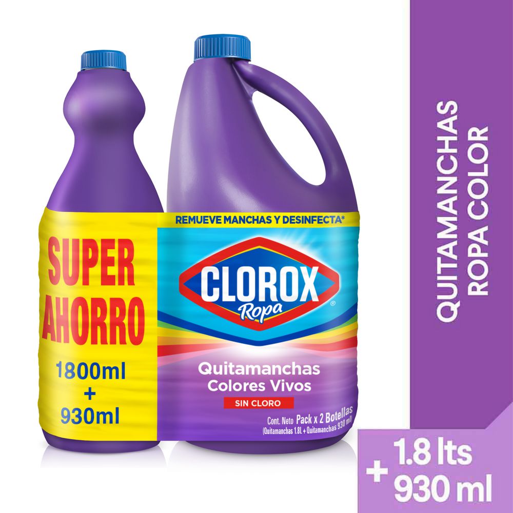 Quitamanchas CLOROX colores vivos (2730  ml) img #1