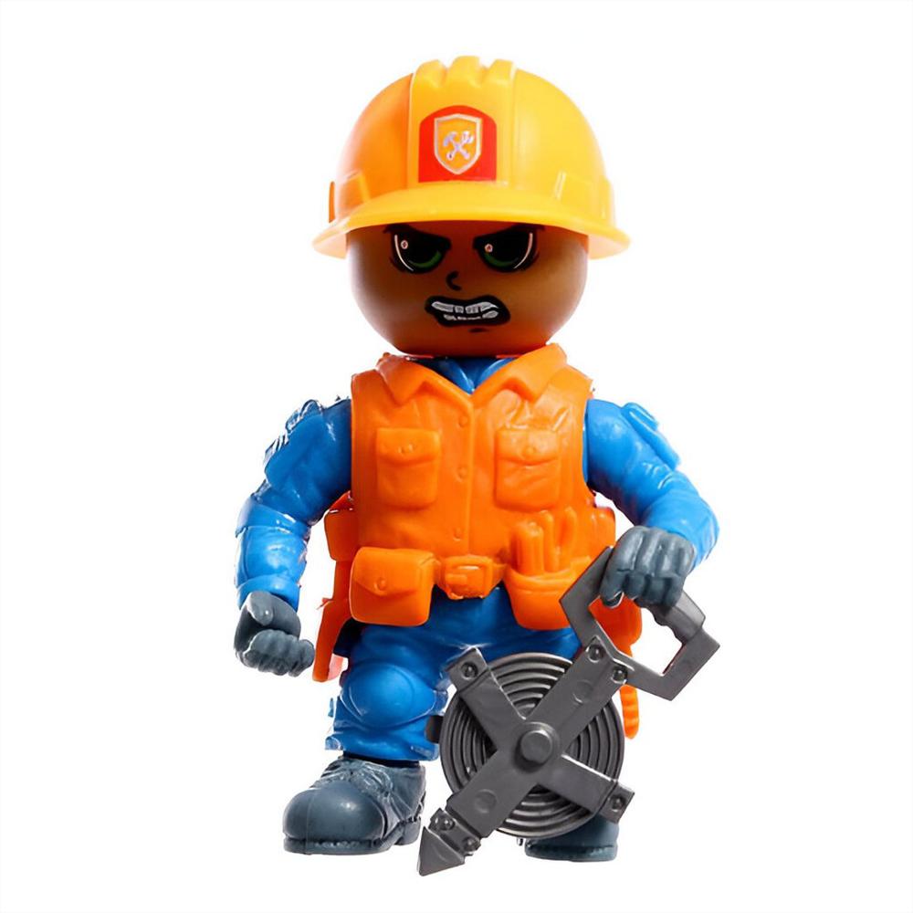 Figura Constructor Juguete Con Accesorios Herramientas Niños img #1