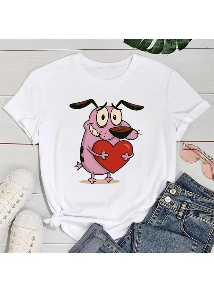 Camiseta Manga Corta Coraje El Perro Cobarde img #1