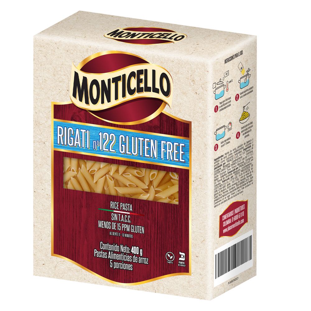 Pasta MONTICELLO  (400  gr) img #2