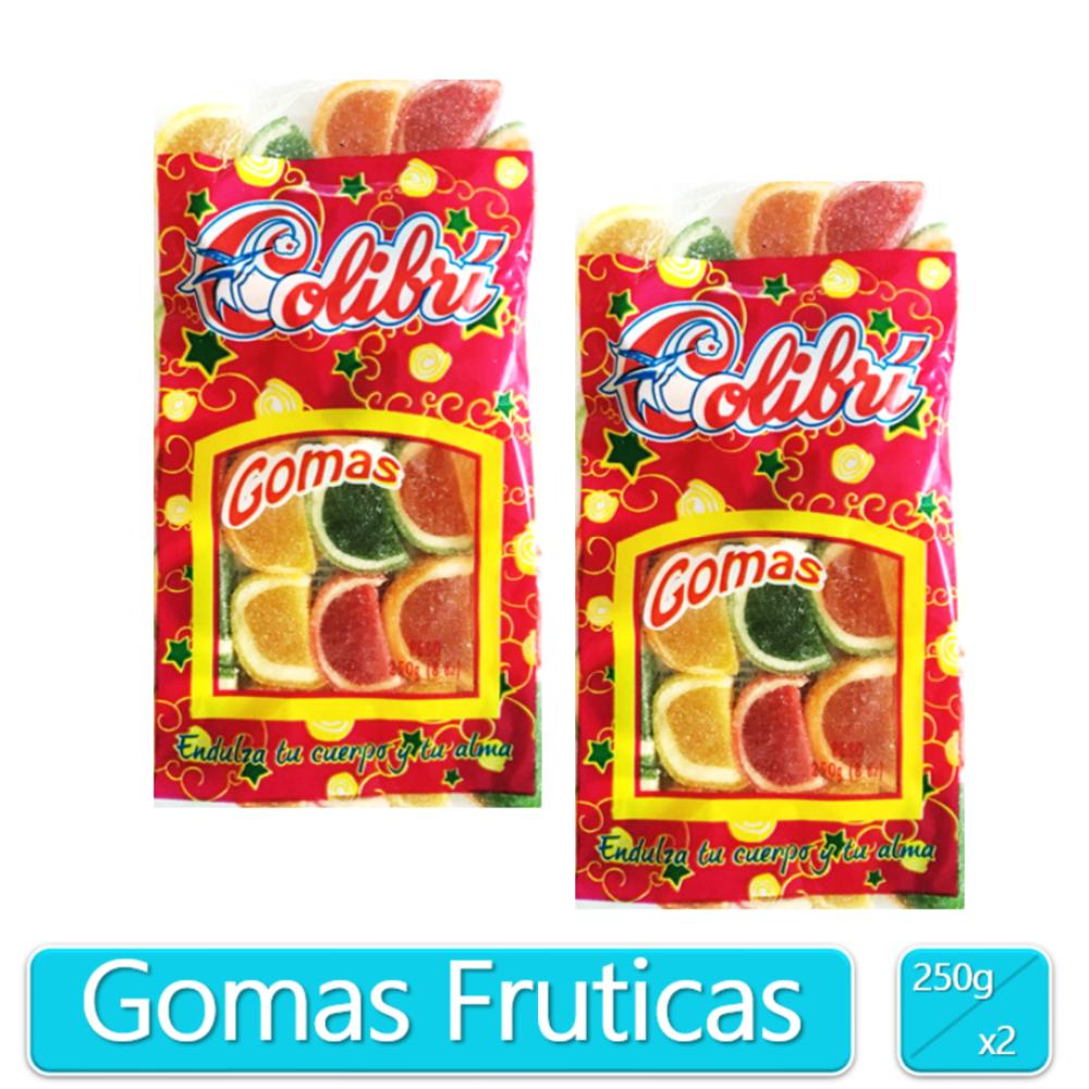 Gomitas Dulces Casquitos De Fruta Colibrí 250Gr X2 Uds img #1