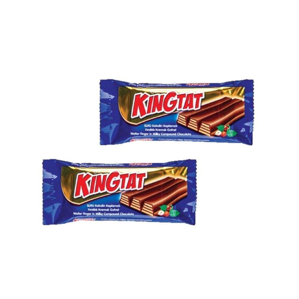 Chocolatina Con Galleta Tipo Wafer Kingtat Max X24 Uds img #2