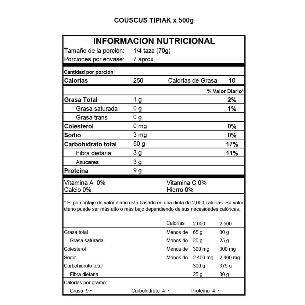 Couscous TISSUES original (500  gr) img #3