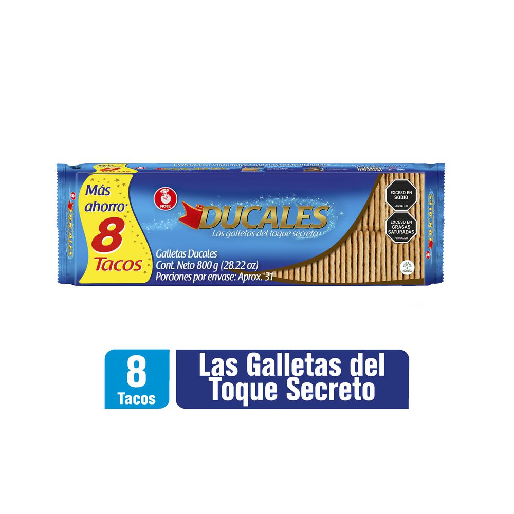 Galletas DUCALES x8 tacos (800  gr) img #1