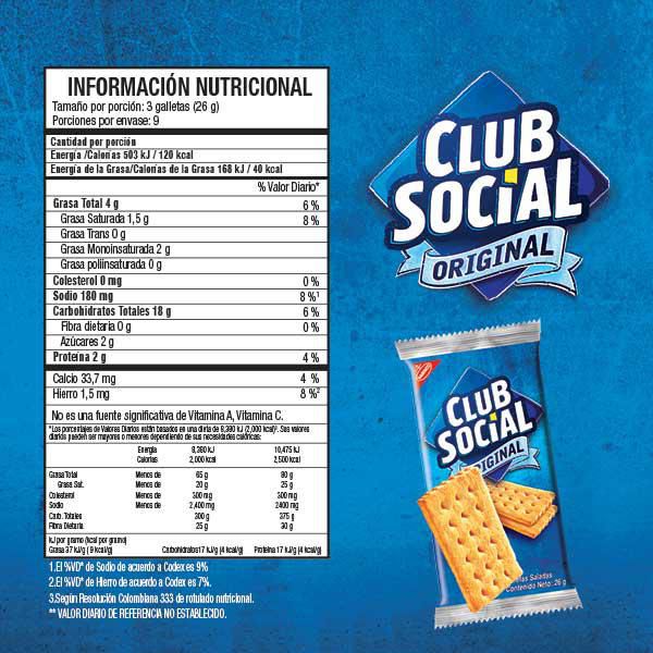 galleta CLUB SOCIAL  (234  gr) img #4