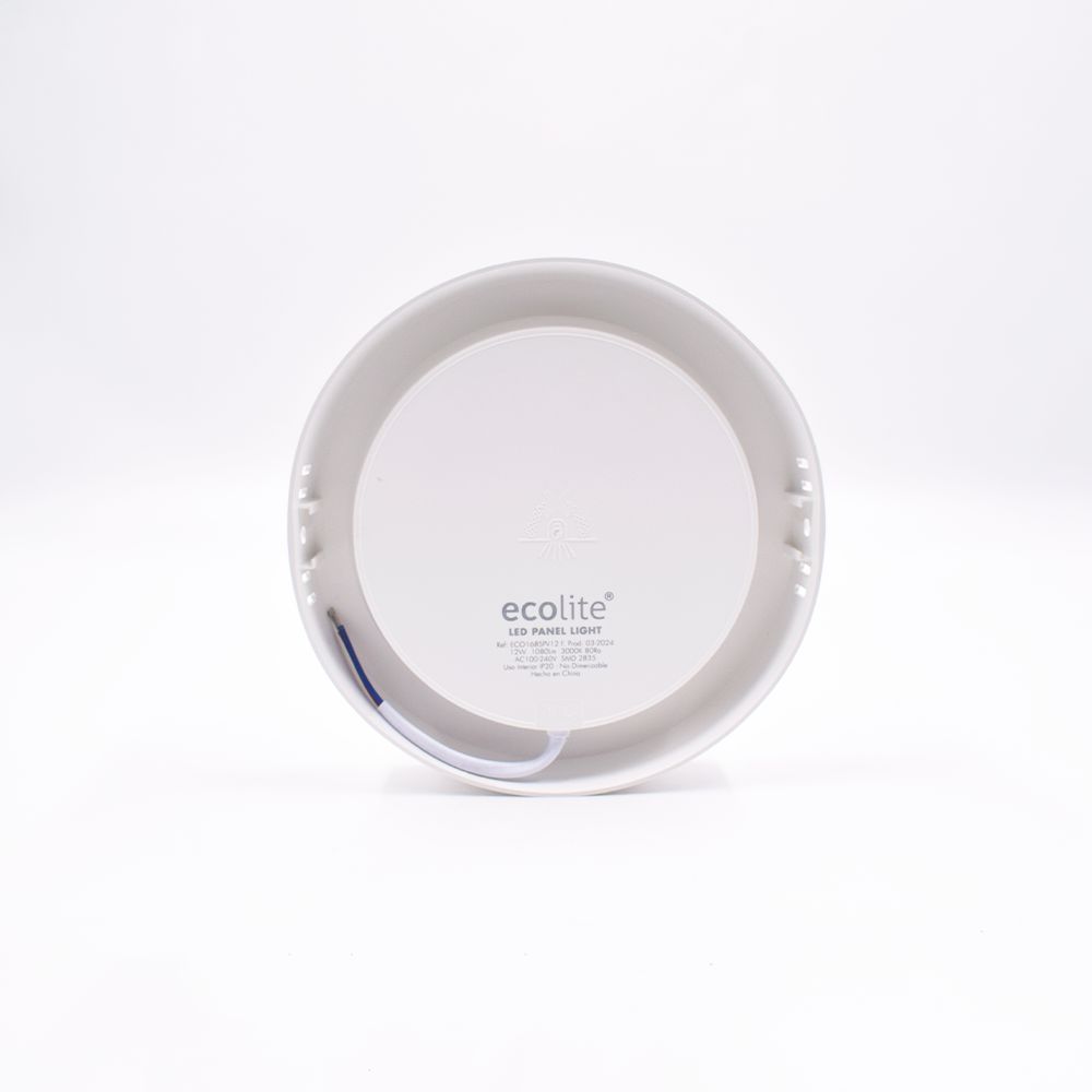 Panel Led Frío Sobrepon Redondo 12W ECOLITE ECO168SPV12 img #4