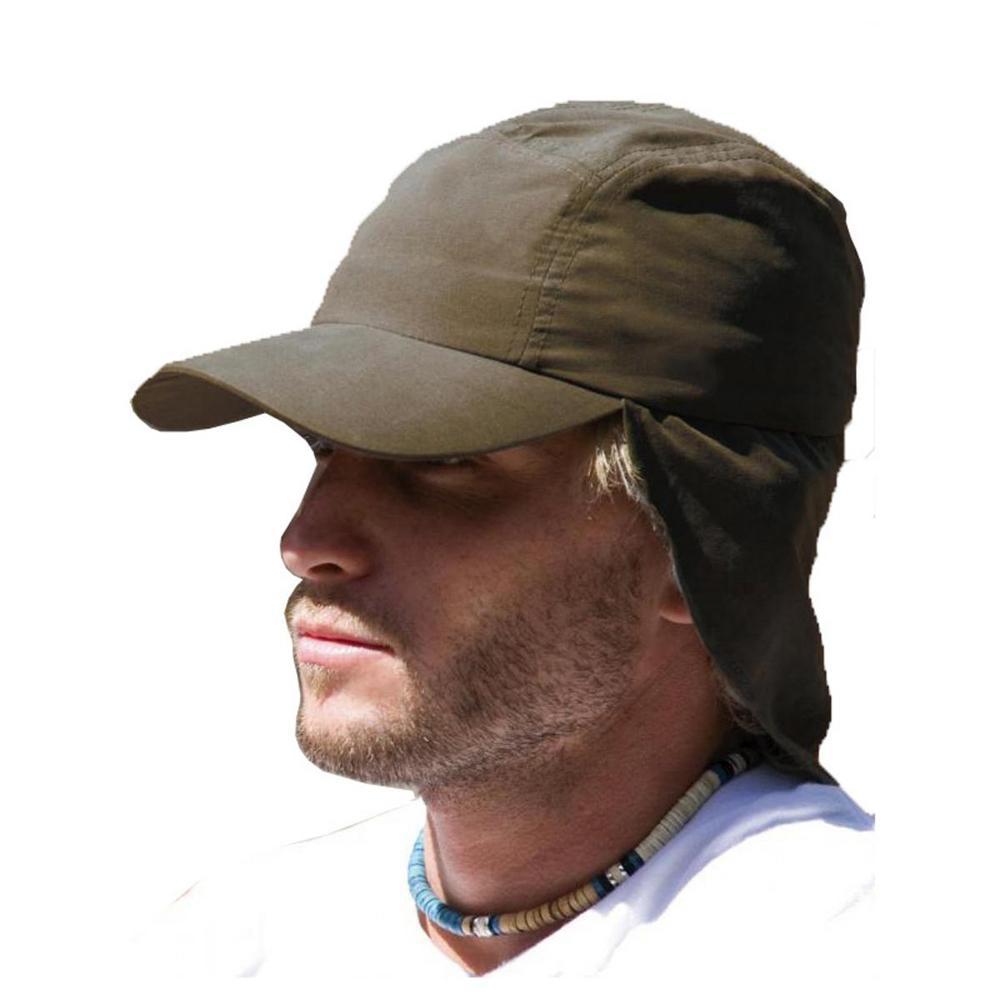 Gorra Cachucha Safari Protector Cuello Capa Sol Azul Rey img #2