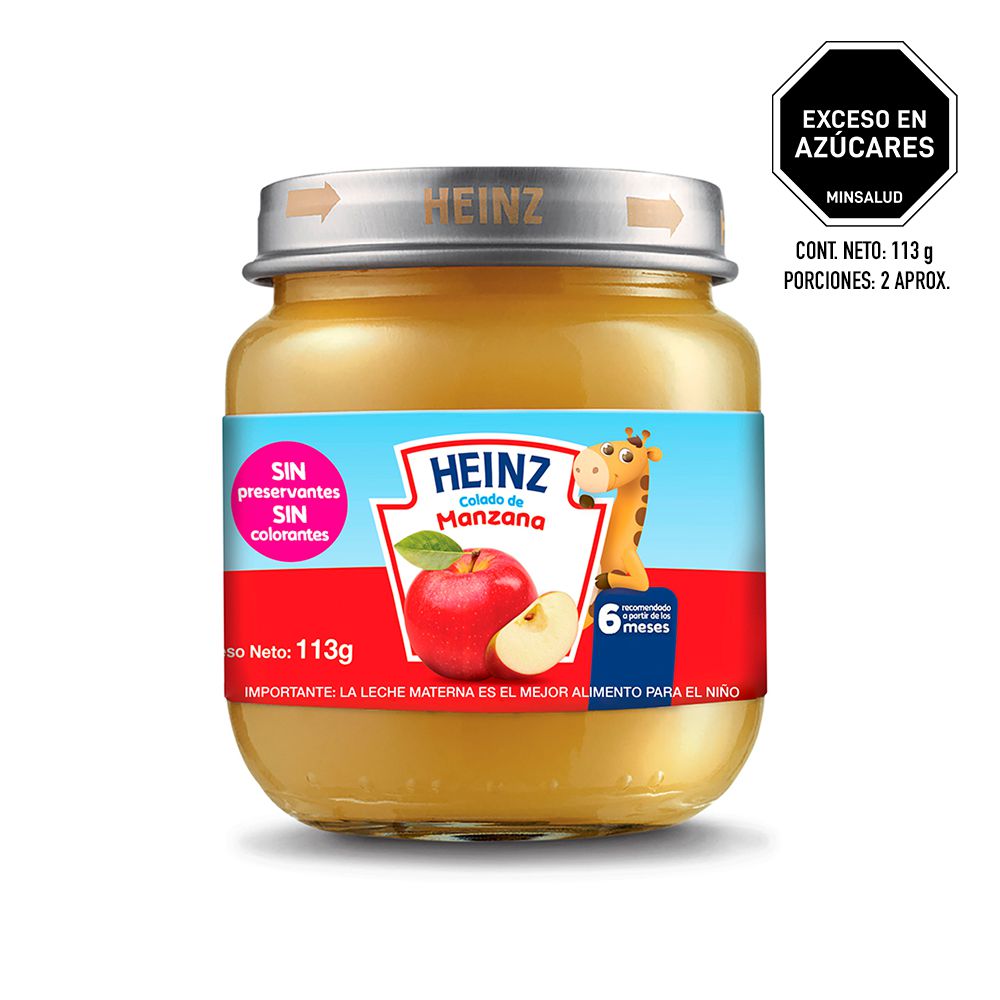 Compota HEINZ manzana (113  gr) img #1