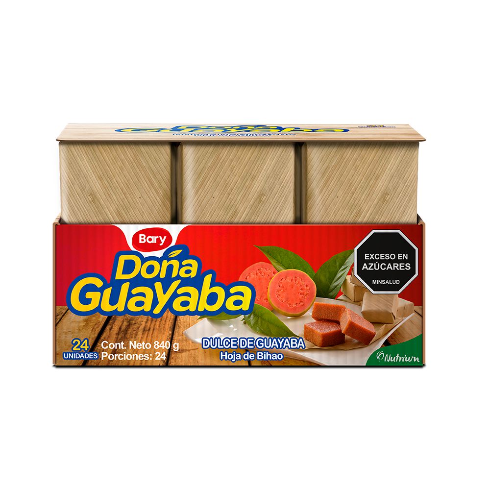 Bocadillo DONA GUAYABA en hoja de bihao (840  gr) img #1