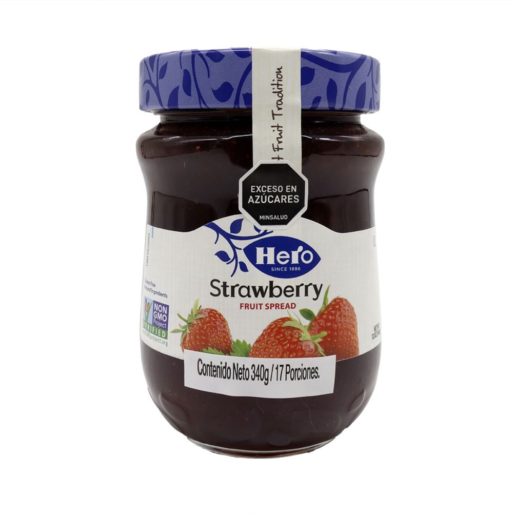 Mermelada HERO fresa en confitura (340  gr) img #1