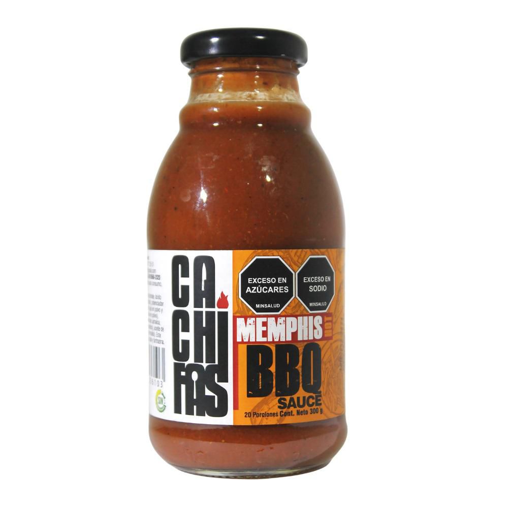 Salsa BBQ CACHIFAS hot (300  gr) img #1