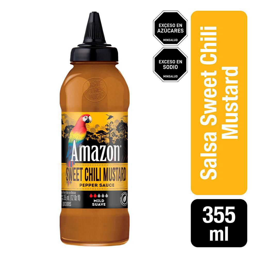 Salsa de pimienta AMAZON mostaza de chile dulce (416  gr) img #3