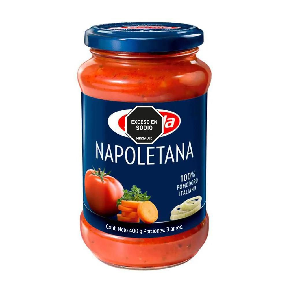 Salsa napolitana BARILLA MARCA EXCLUSIVA para pastas (400  gr) img #1