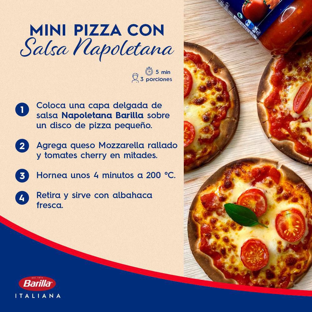 Salsa napolitana BARILLA MARCA EXCLUSIVA para pastas (400  gr) img #2