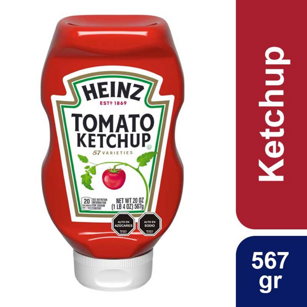 Salsa de tomate HEINZ ketchup squeeze (567  gr) img #1