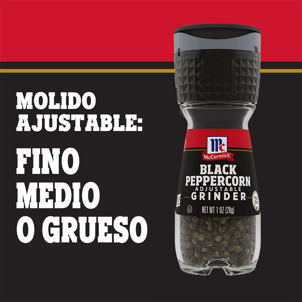 Pimienta MCCORMICK MARCA EXCLUSIVA negra molinillo (28  gr) img #4