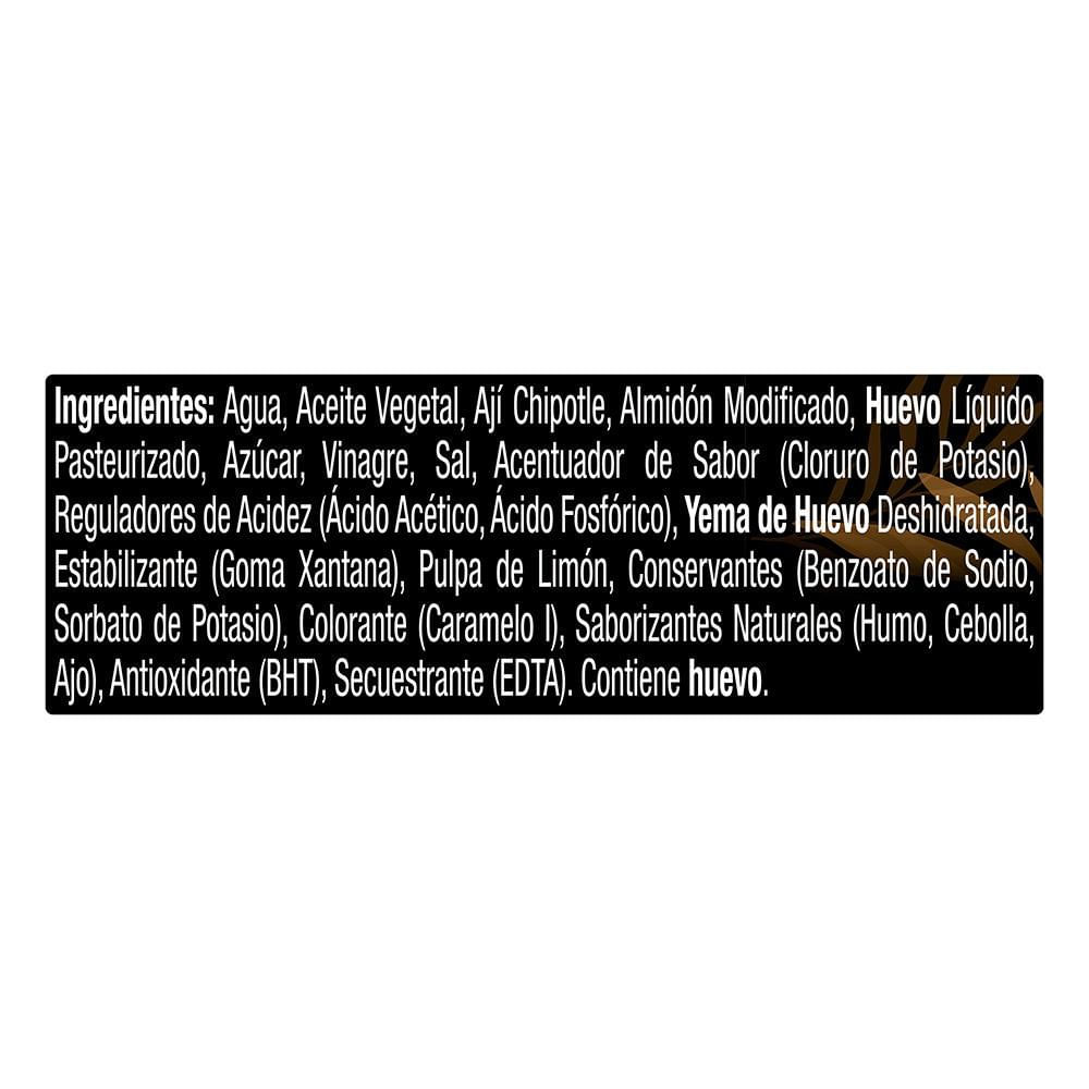 Salsa mayochipotle AMAZON suave (360  gr) img #5