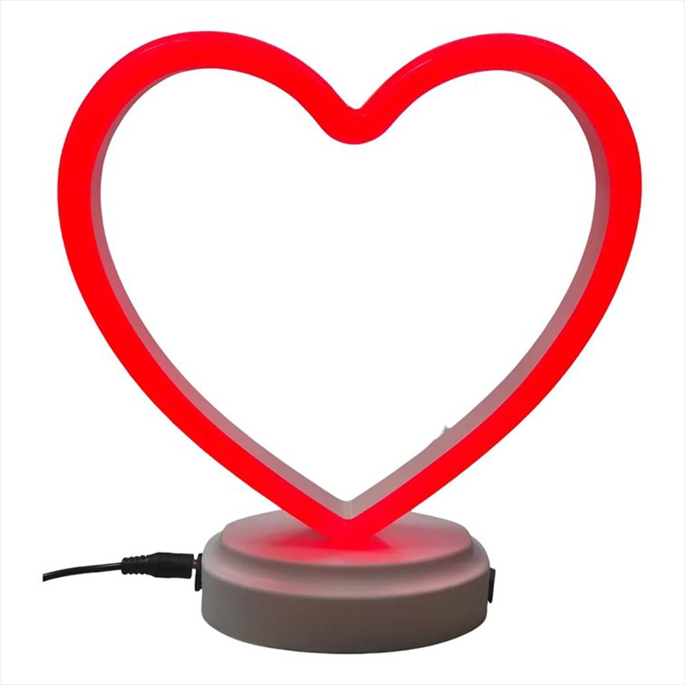 Lámpara Decorativa Led Con Forma De Corazón Amor Y Amistad img #1