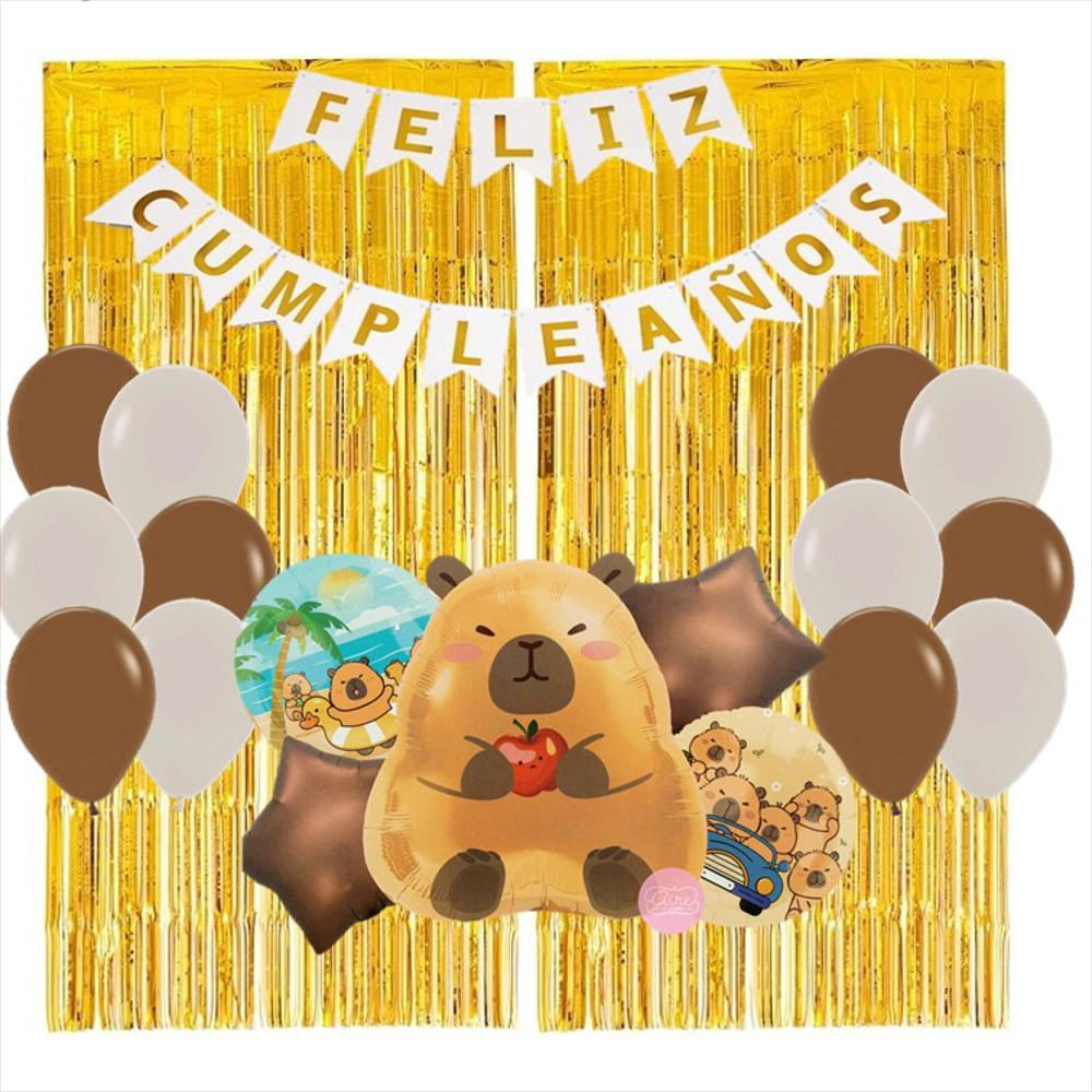 Kit Fiesta Globos Capibara Capybara Decoracion Fiesta img #1