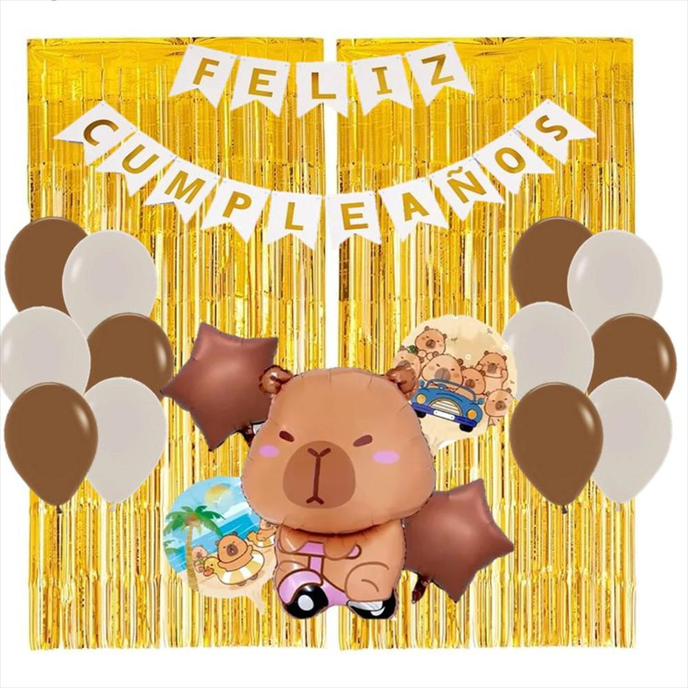 Kit Fiesta Globos Capibara Capybara Decoracion Fiesta img #2