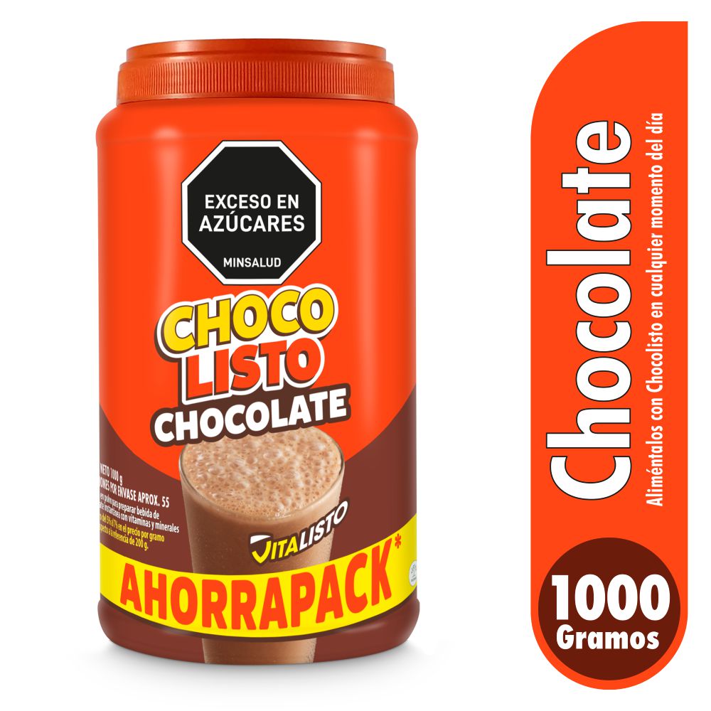 Bebida achocolatada CHOCOLISTO En polvo (1000  gr) img #1