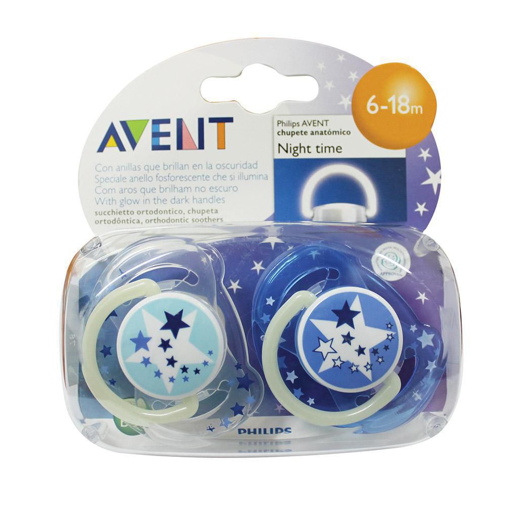 Chupo Silic Nocturno Sbpa X2 AVENT SCF17622 img #1