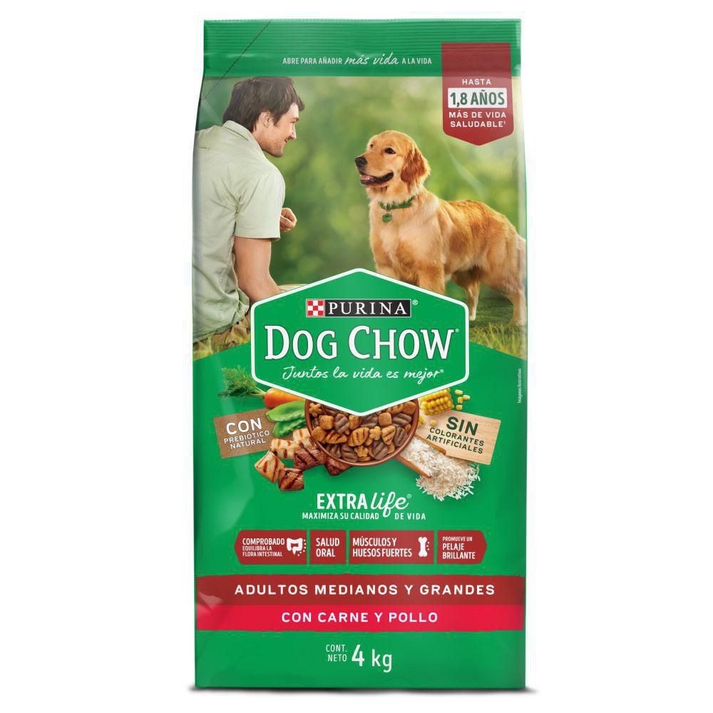 Alimento Perros Razas Medianas Y Grandes PURINA DOG CHOW 4000  gr img #1