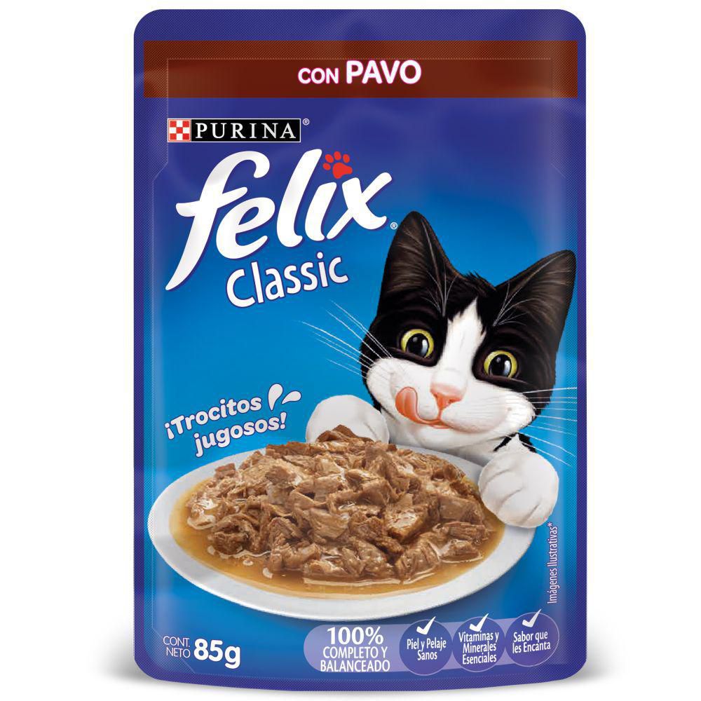Alimento Húmedo Pavo FELIX 85  gr img #1
