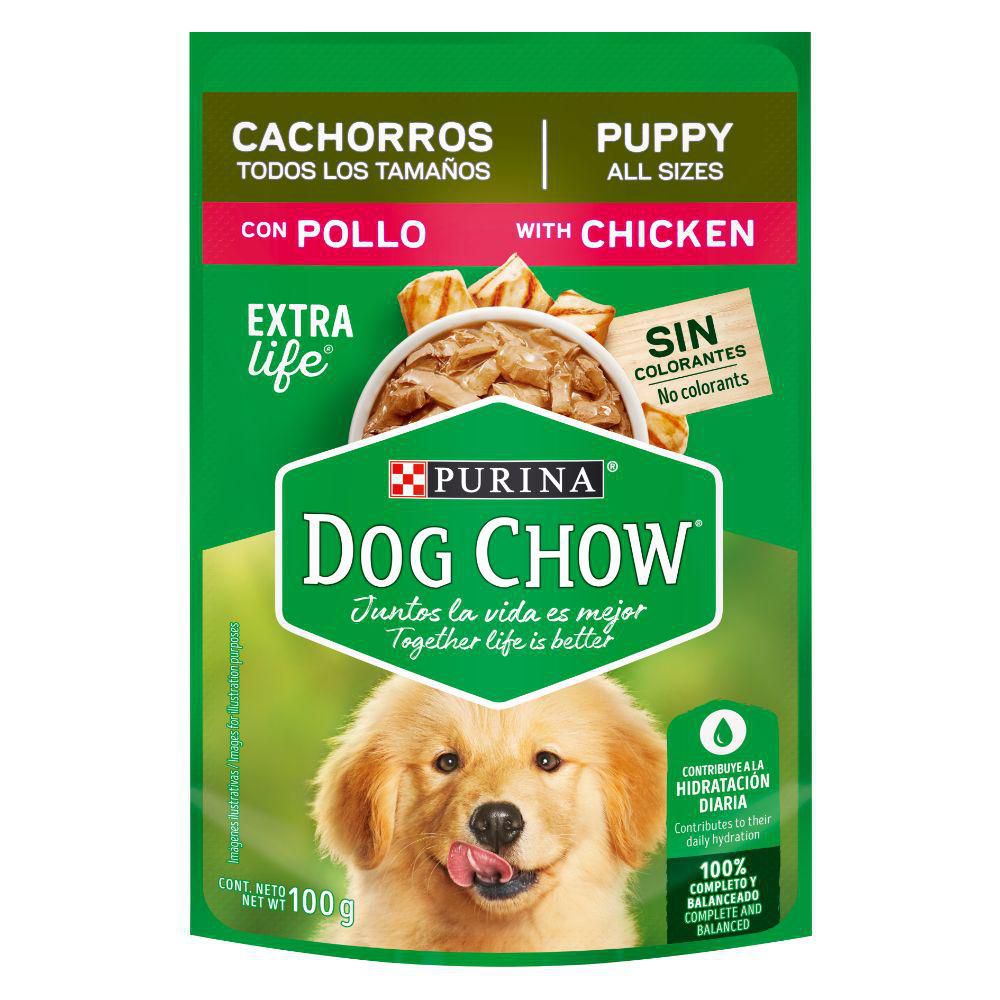 Alimento Humedo Pollo Cach PURINA DOG CHOW 100  gr img #1