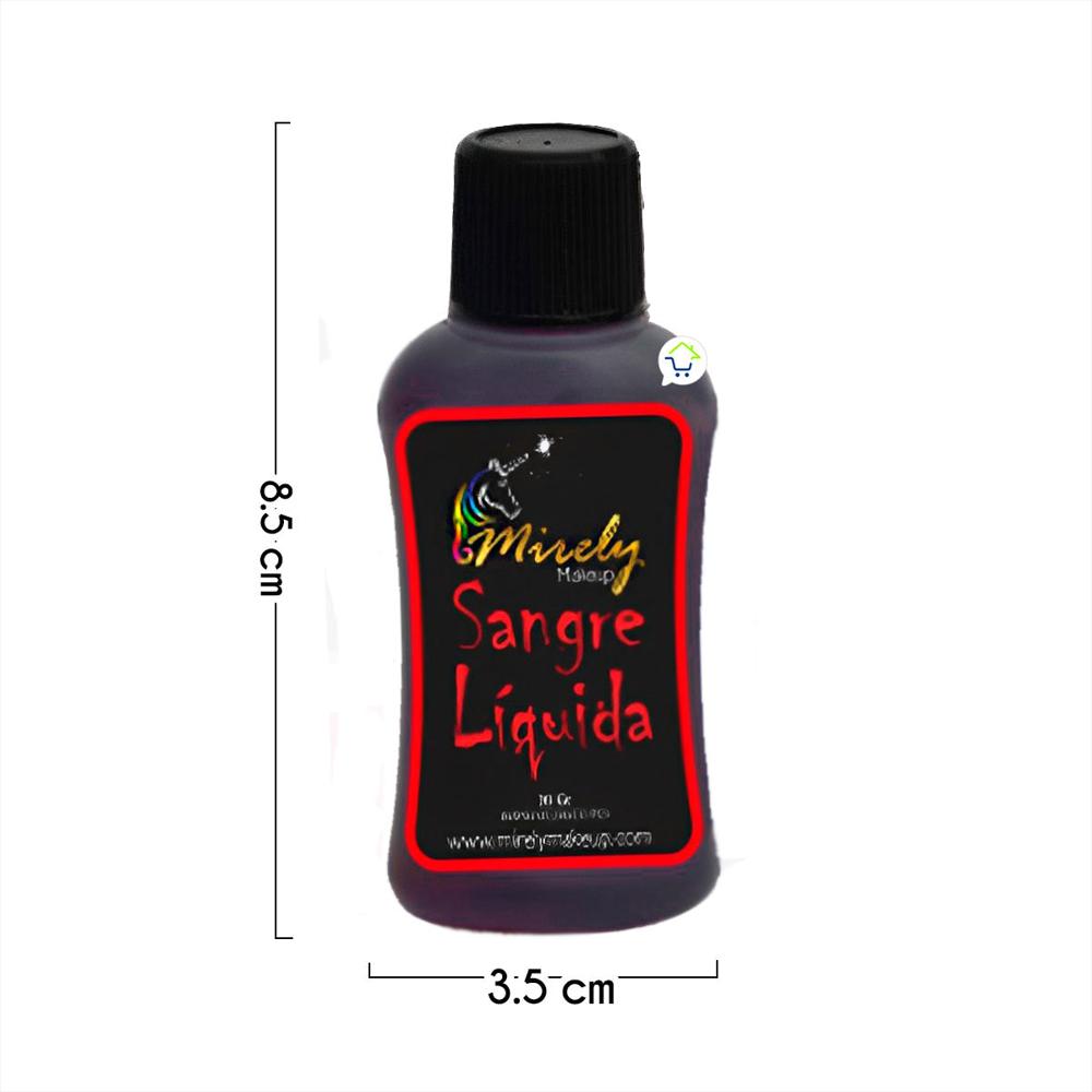 Sangre Falsa X2 Artificial Comestible Sabor Chocolate 36Ml Disfraz Halloween Jp01 img #3