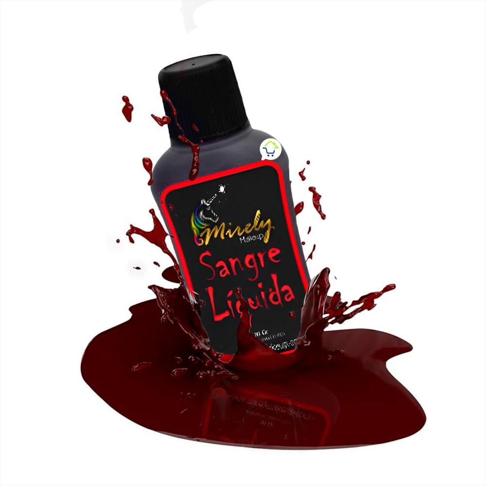 Sangre Falsa X2 Artificial Comestible Sabor Chocolate 36Ml Disfraz Halloween Jp01 img #4
