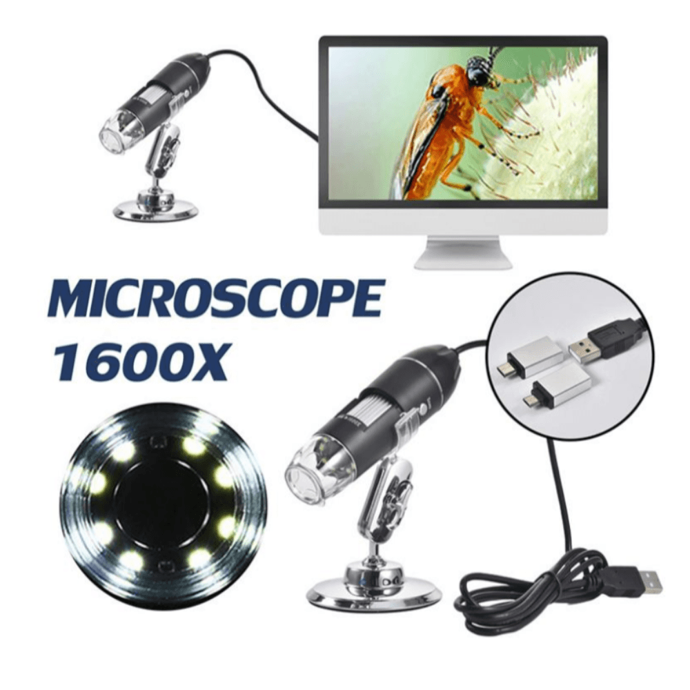 Capilografo Digital 3 En 1 1600X 2 Adaptadores img #4