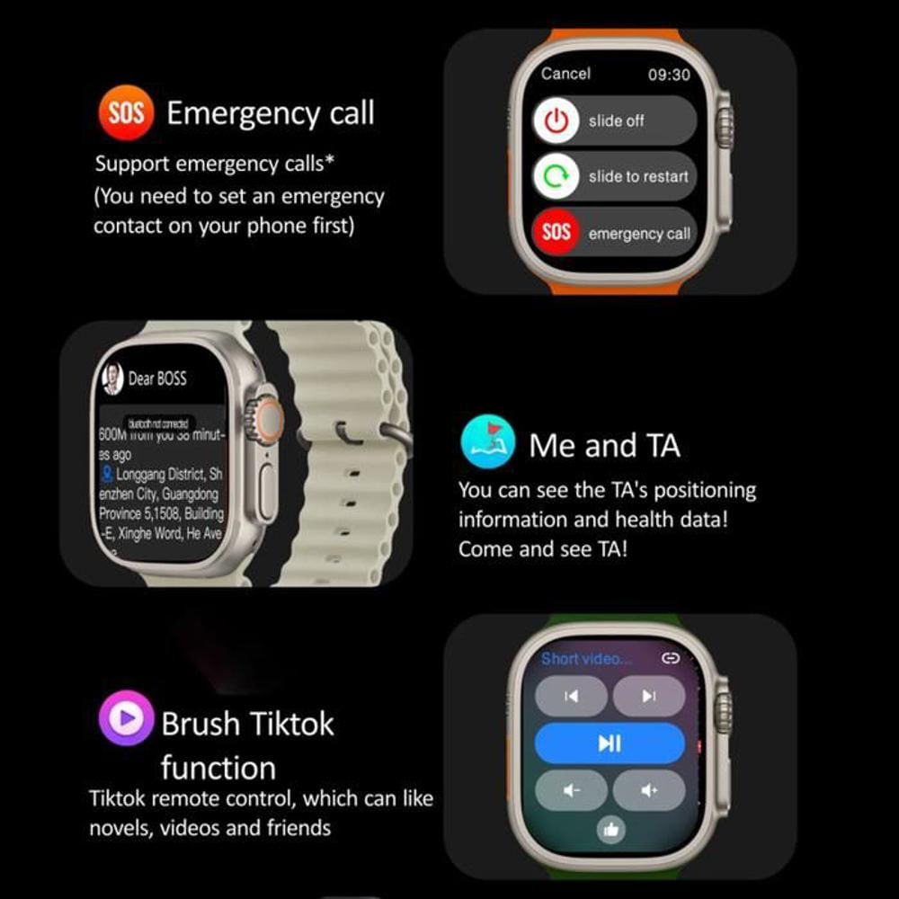 Reloj Inteligente Smartwatch G Tide S2 Pro Pantalla Amoled Dorado img #4