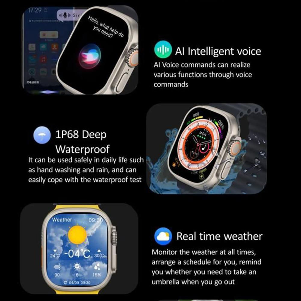 Reloj Inteligente Smartwatch G Tide S2 Pro Pantalla Amoled Dorado img #5