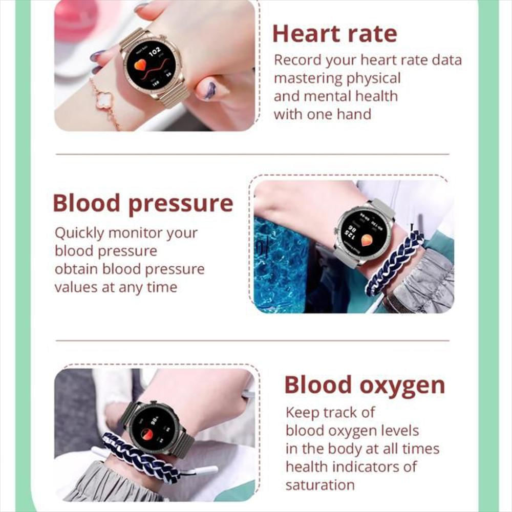 Reloj Inteligente Mujer Pantalla Amoled Llamadas Bluetooth Smartwatch img #5