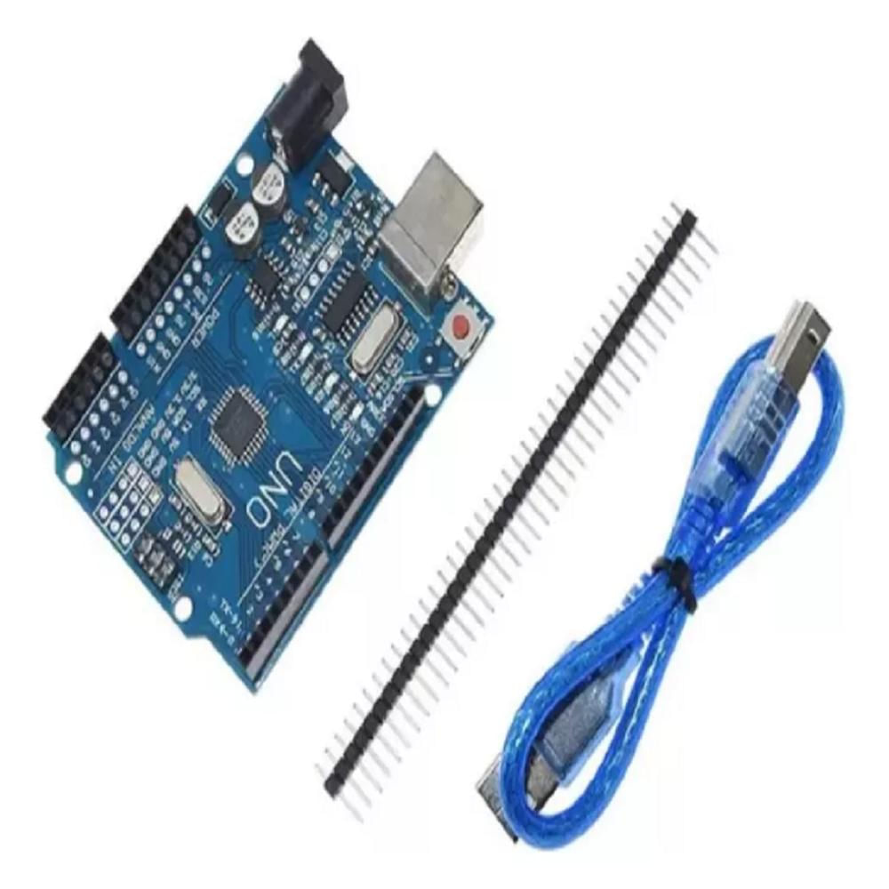 Arduino Uno R3 Chip Mega328p Smd Con Cable Usb img #1