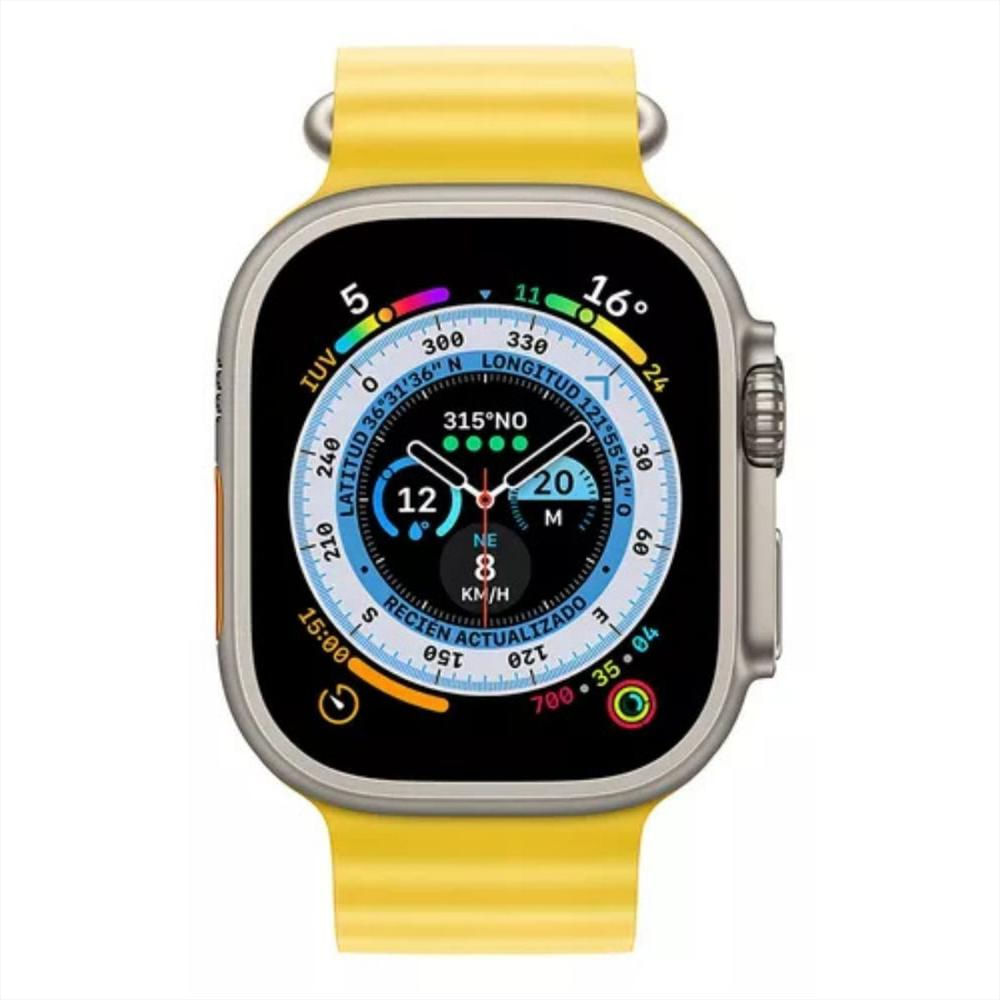 Reloj Inteligente Series 8 Ultra Smart Watch T900 Deportivo Amarillo img #2