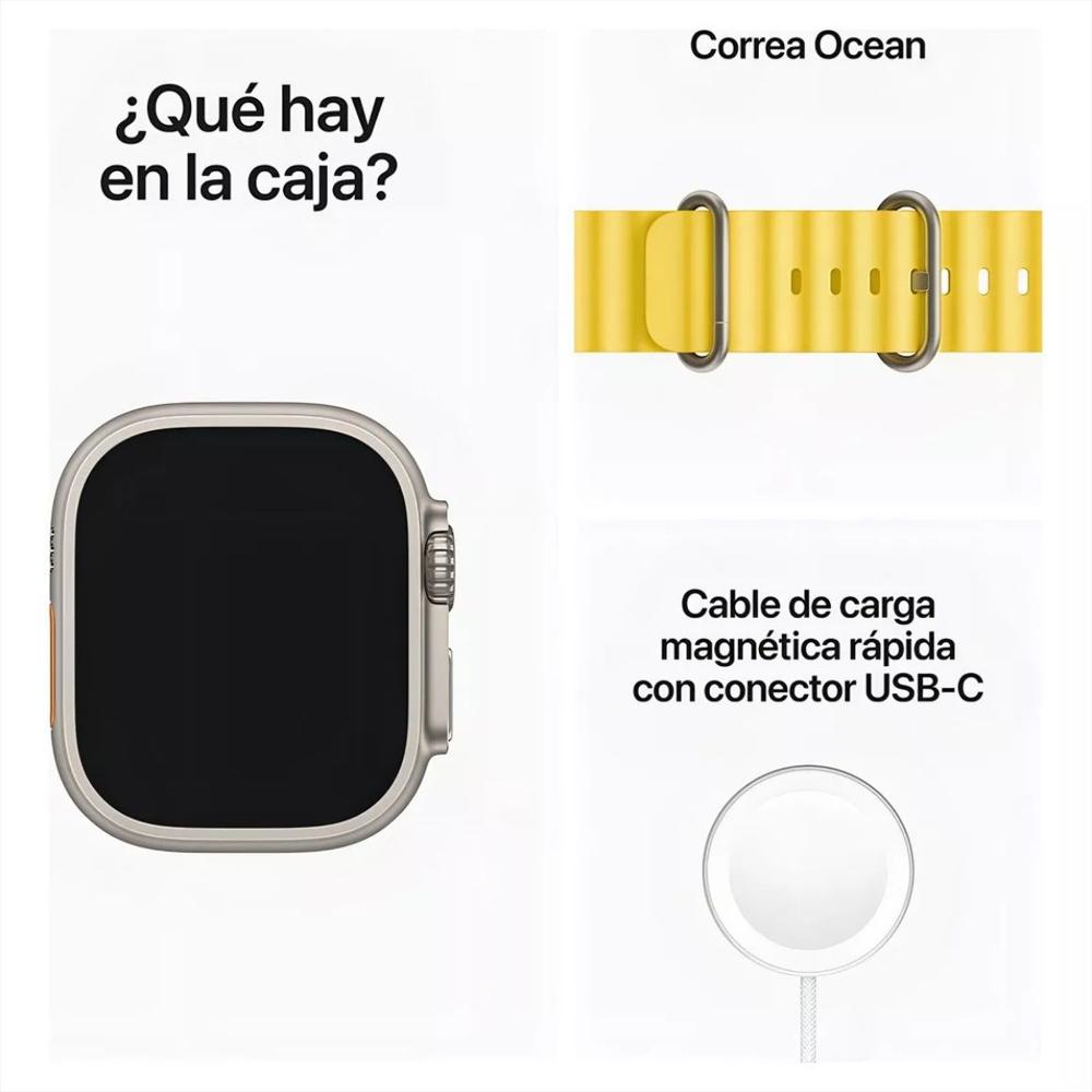 Reloj Inteligente Series 8 Ultra Smart Watch T900 Deportivo Amarillo img #4