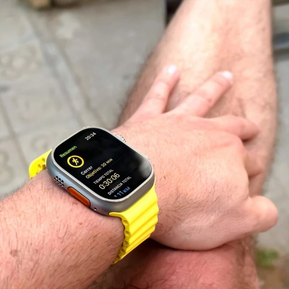 Reloj Inteligente Series 8 Ultra Smart Watch T900 Deportivo Amarillo img #5