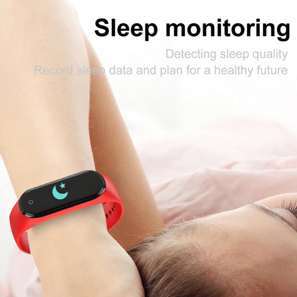 Bluetooth Podómetro Deportes Reloj Inteligente Rojo img #3