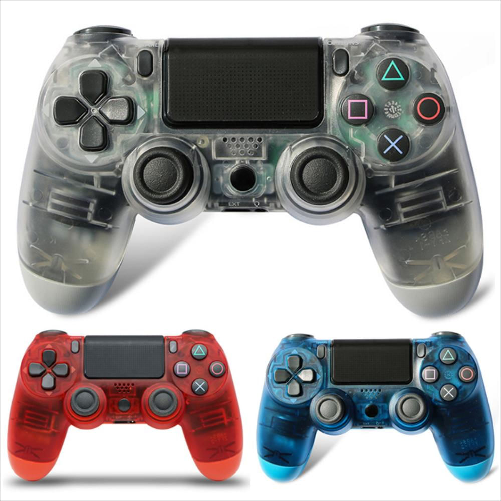 Ps4 Control Inalambrico Luz Transparente 3 Colores img #1