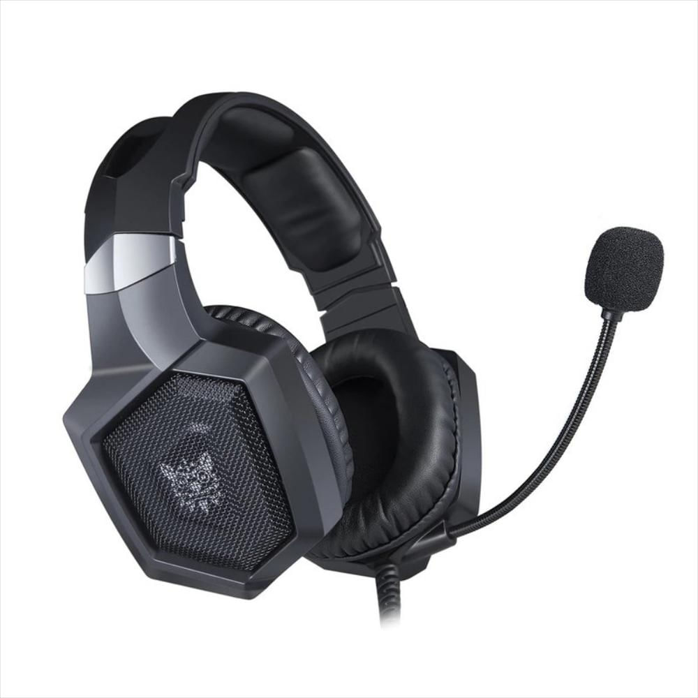 Auriculares Para Juegos Onikuma K8, Negros Con Luz Rgb img #2