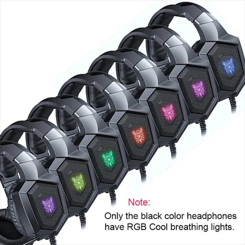 Auriculares Para Juegos Onikuma K8, Negros Con Luz Rgb img #5